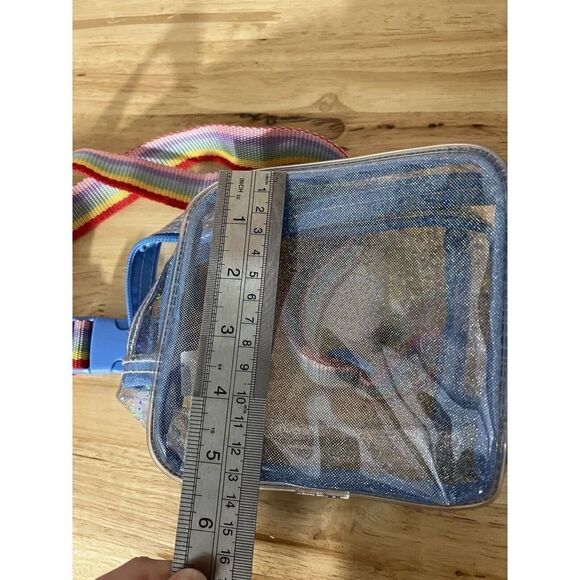Fashion Angels Clear Sparkly Belt Bag Rainbow - Picture 7 of 7